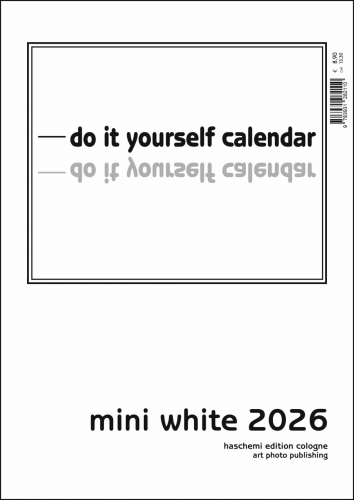 MINI WHITE BLANKOKALENDER DIY BASTEL SELBSTGESTALTEN